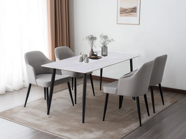 James Rectangular Ceramic Dining Table 150 x 90cm