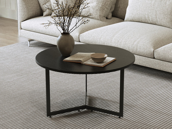 Joseph Coffee Table 80cm - Black