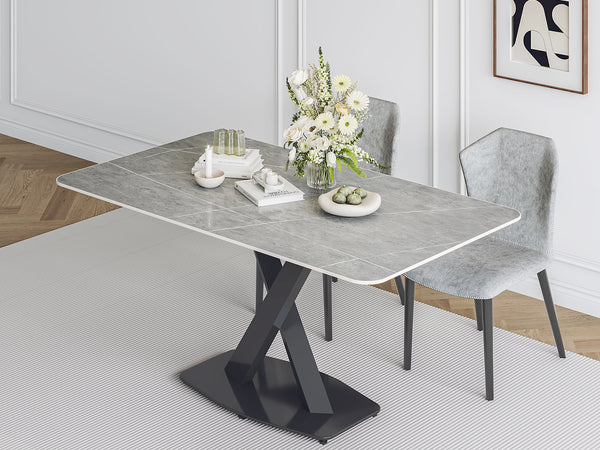 Harper Rectangle Ceramic Dining Table 160 X 90cm