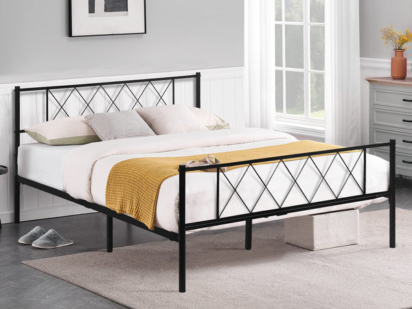 Picton Double Metal Bed Frame - Black