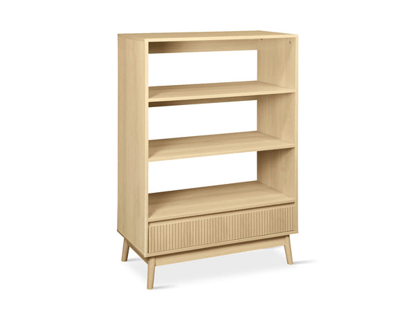 Shawnee 3 Tier Bookshelf with Drawer - Oak
