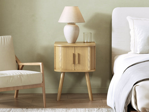 Atlantic Bedside Table - Natural
