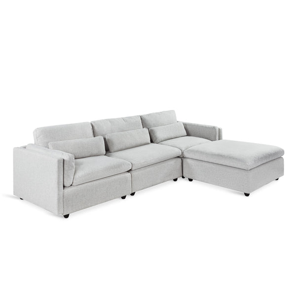 Barmouth Modular Sofa - Silver Grey