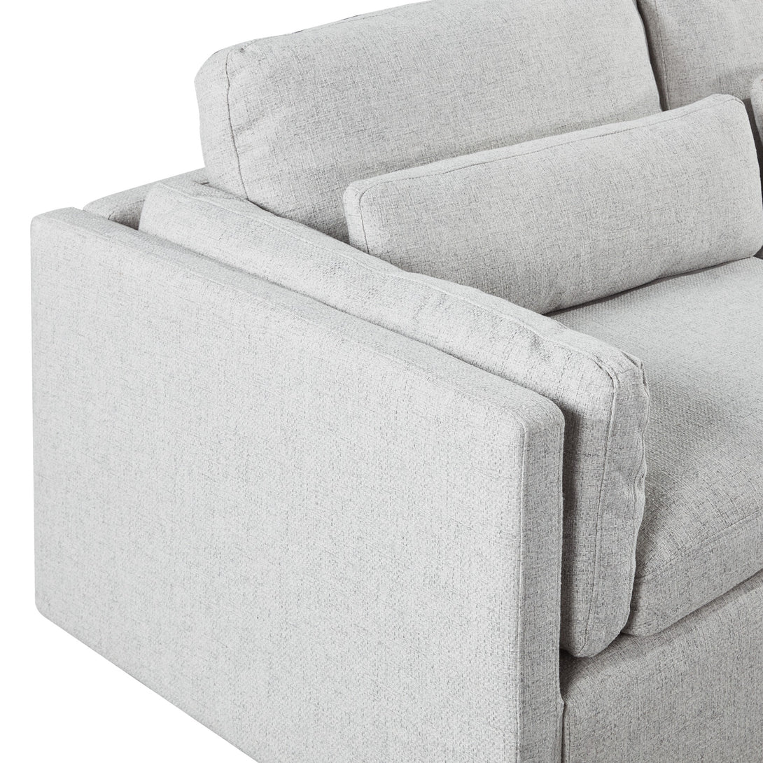Barmouth Modular Sofa - Silver Grey