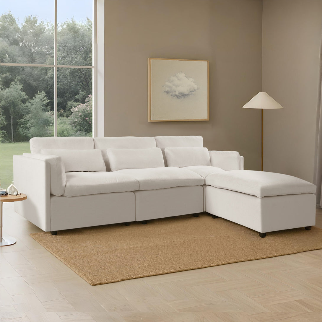 Barmouth Modular Sofa - Silver Cloud