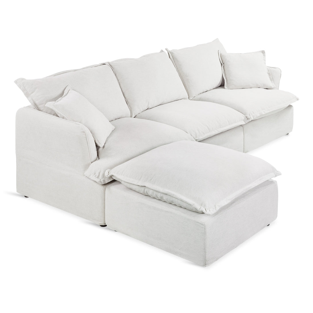 Haworth Modular Sofa - Silver Cloud