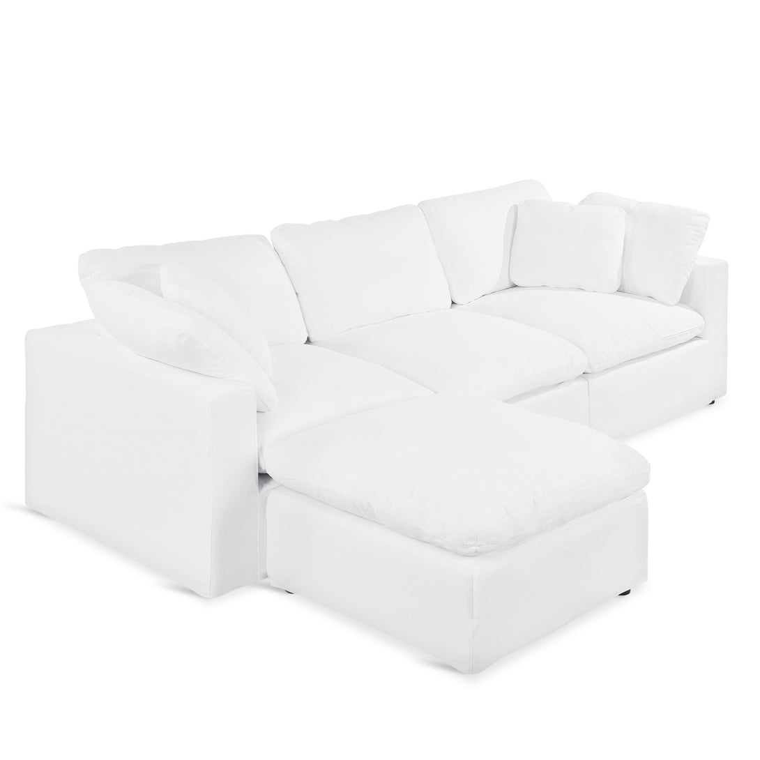 Bishopston Duck Feather Filled Modular Sofa - White