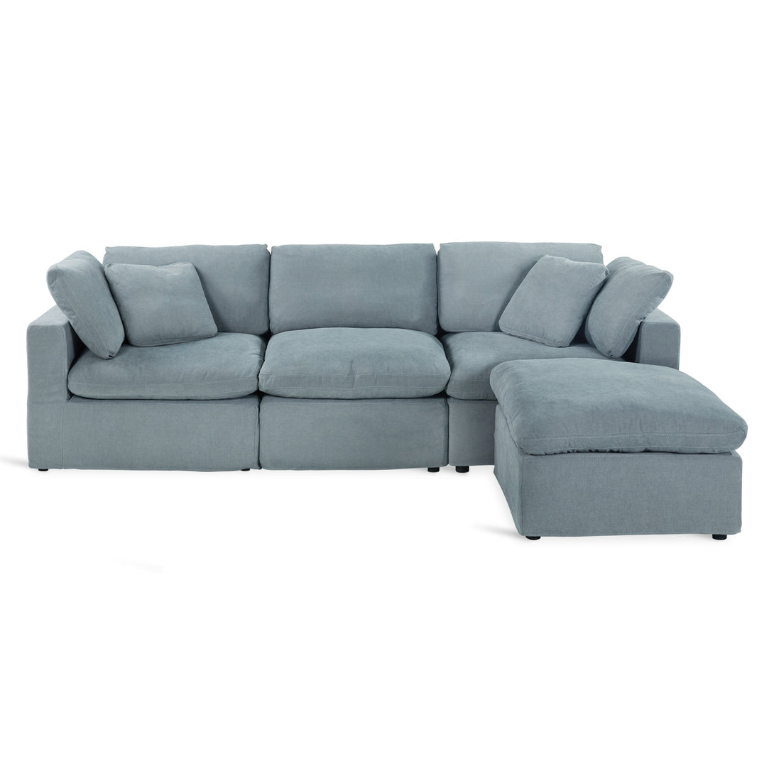 Bishopston Duck Feather Filled Modular Sofa - Grey