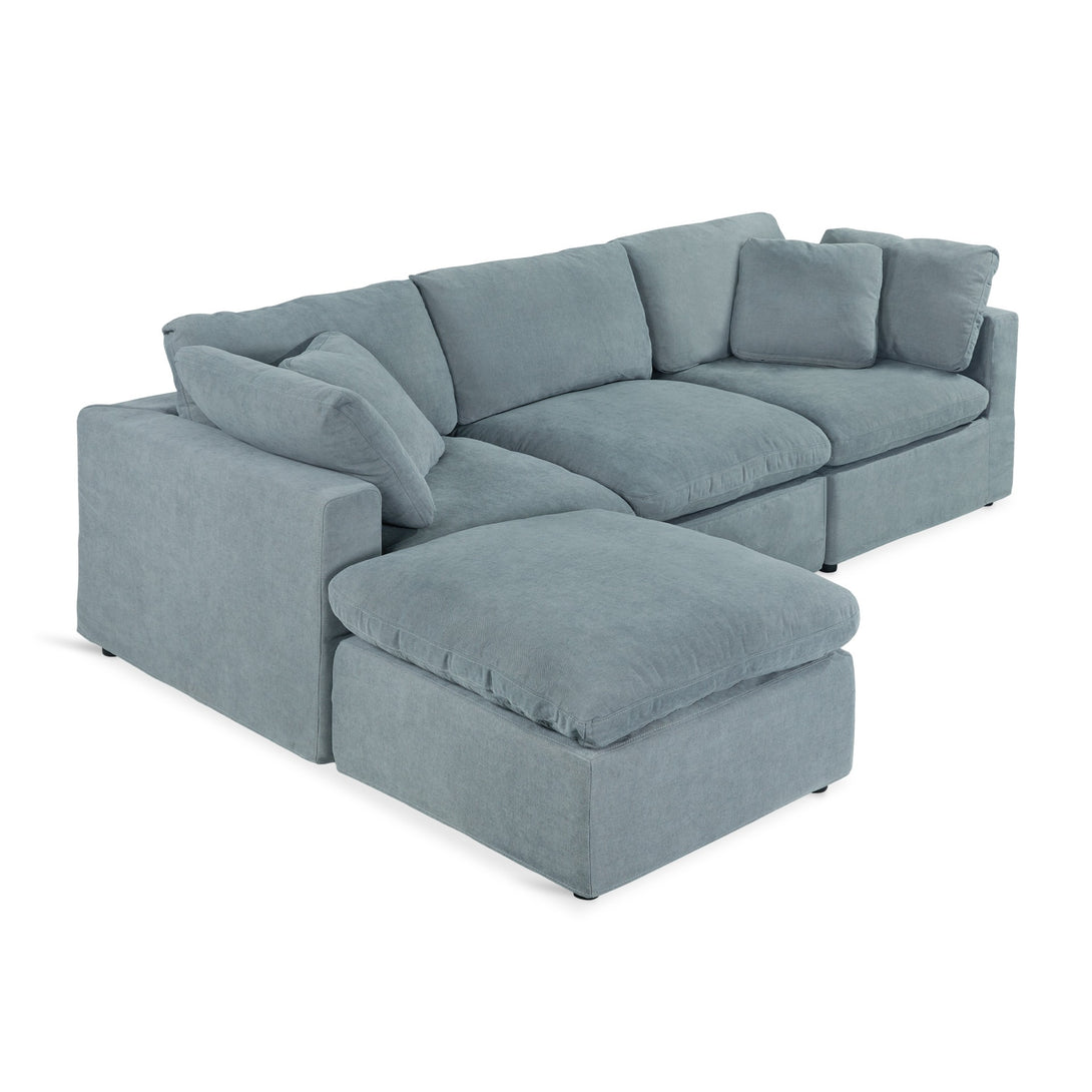 Bishopston Duck Feather Filled Modular Sofa - Grey