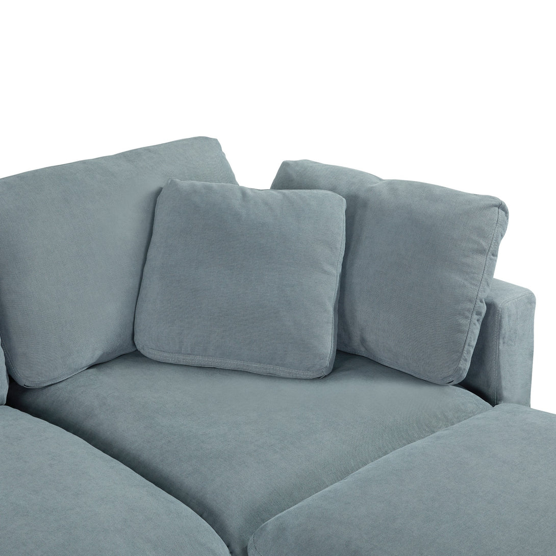 Bishopston Duck Feather Filled Modular Sofa - Grey