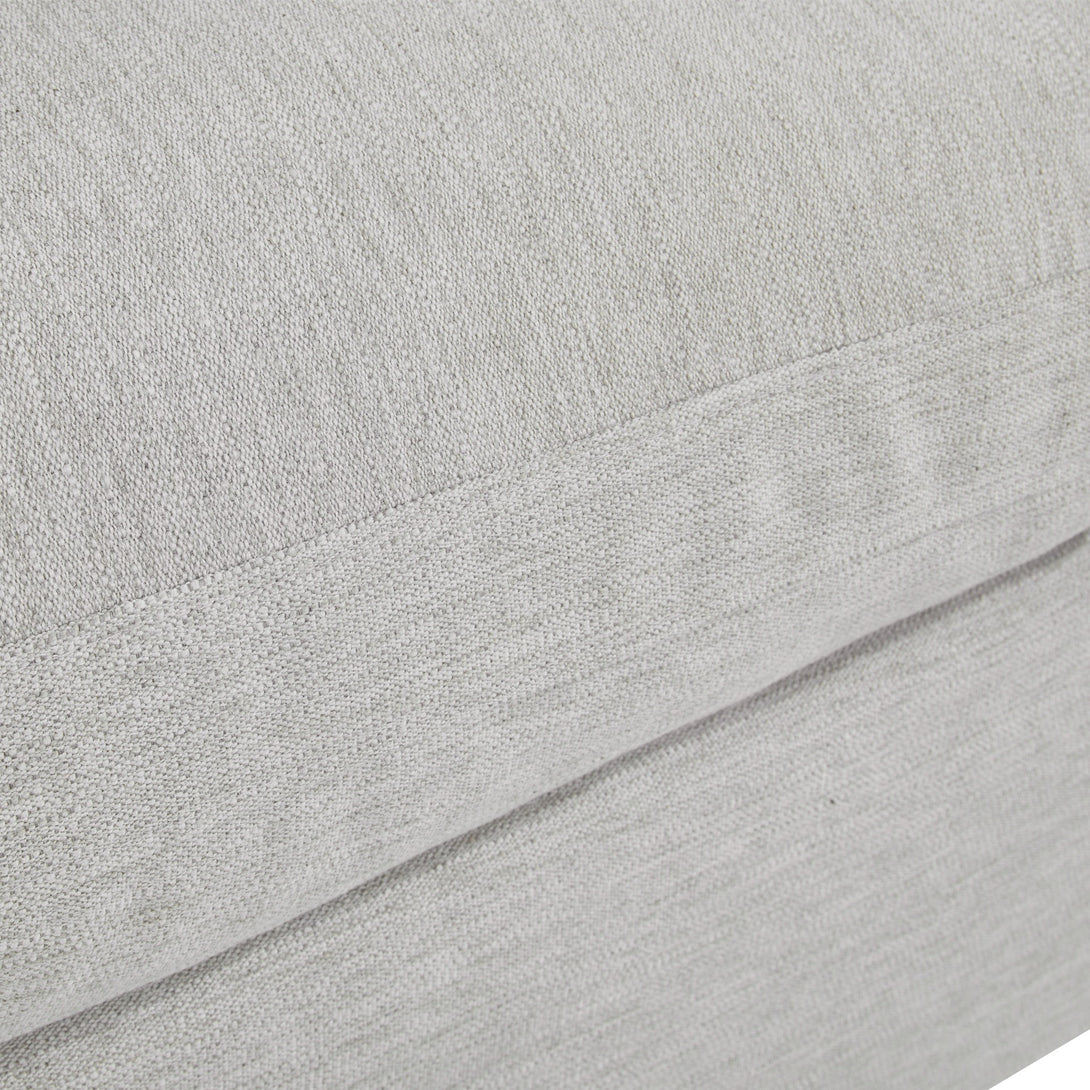 Hexham 3 Seater Modular Sofa with Ottoman - Grey