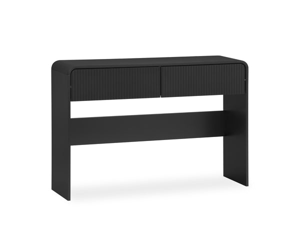 Cannock Console Table With 2 Drawers - Black