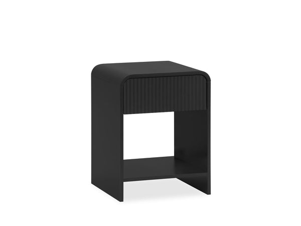 Cannock Bedside Table - Black