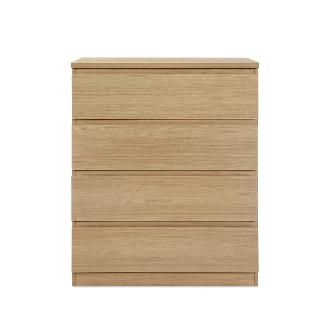 TONGASS 4 Drawer Tallboy - OAK 