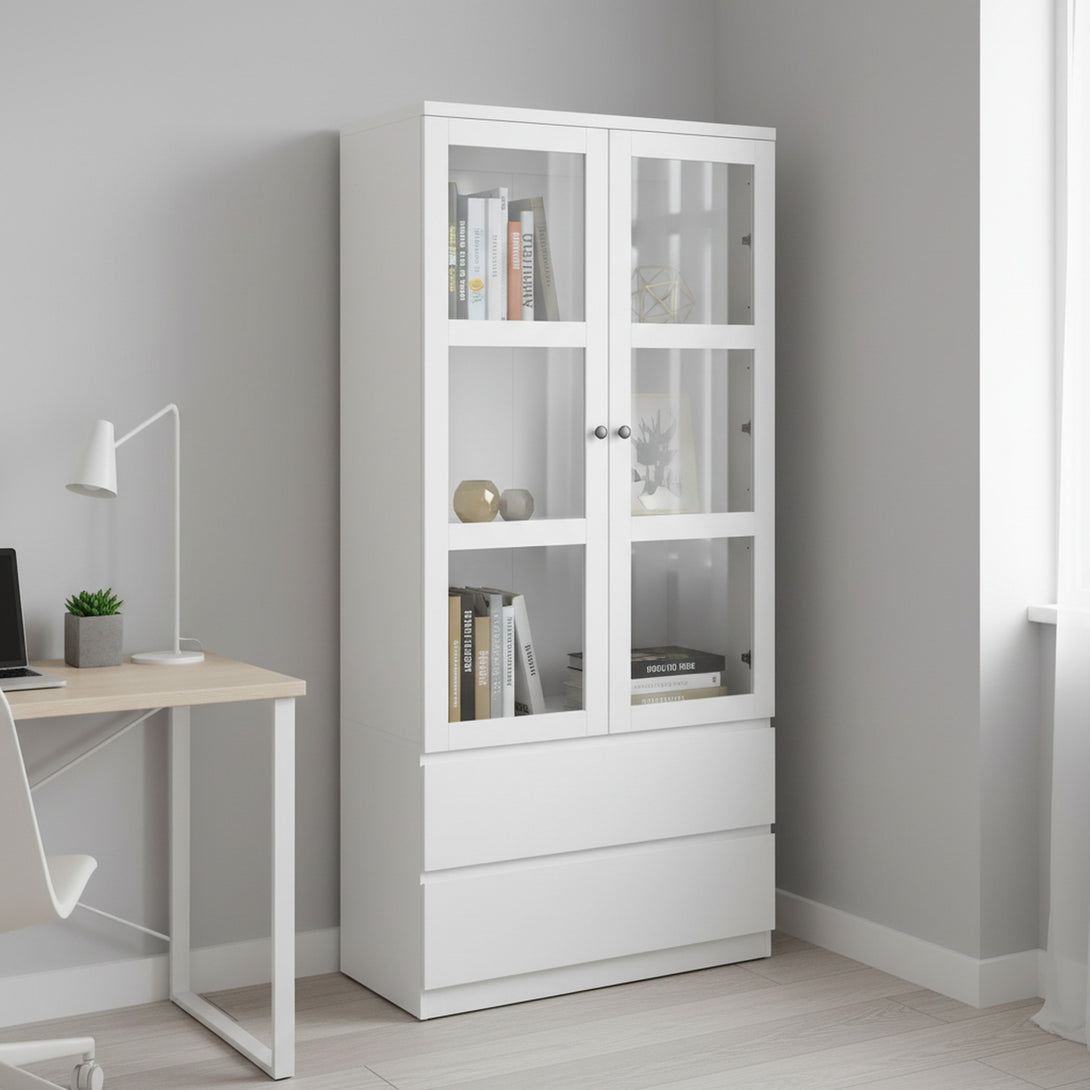 TONGASS Bookshelf Display Shelf - WHITE