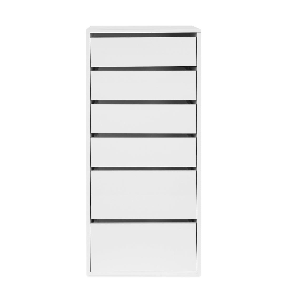 PAYETTE 6 Drawer Wardrobe - WHITE
