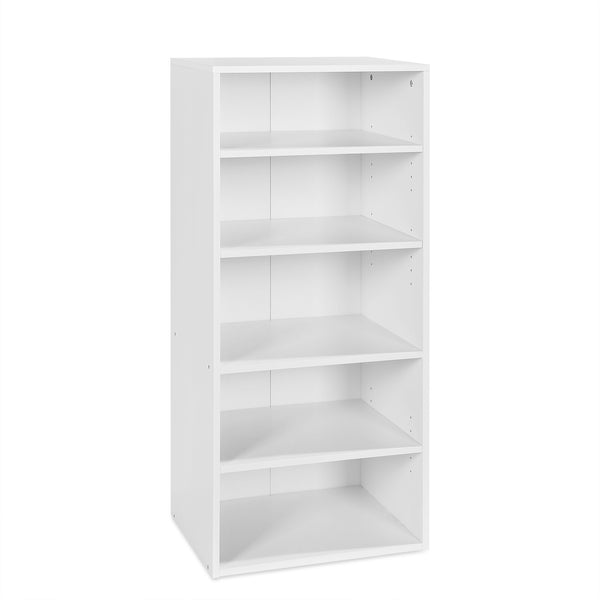 PAYETTE 5 Shelf Wardrobe - WHITE