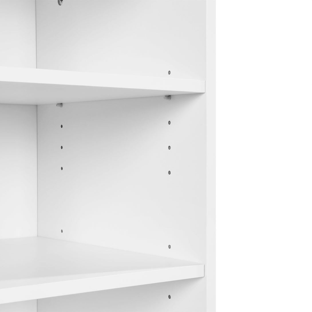 PAYETTE 5 Shelf Wardrobe - WHITE