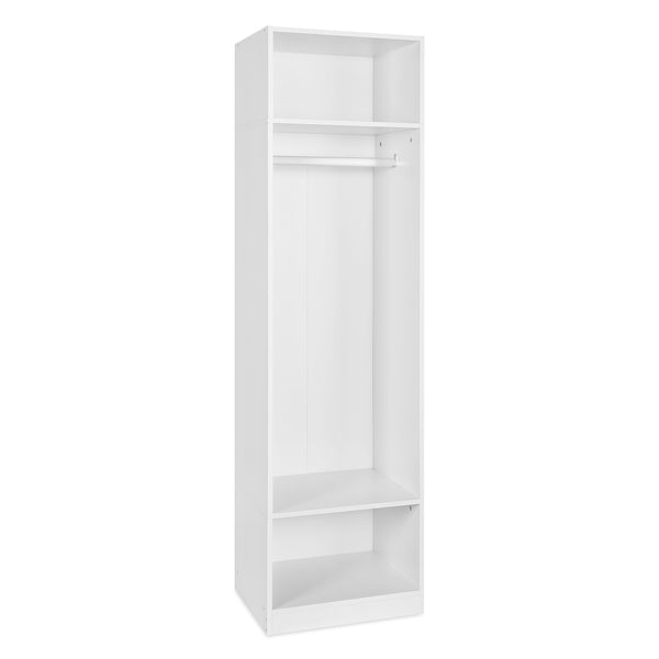 PAYETTE 3 Shelf & Hanging Wardrobe - WHITE