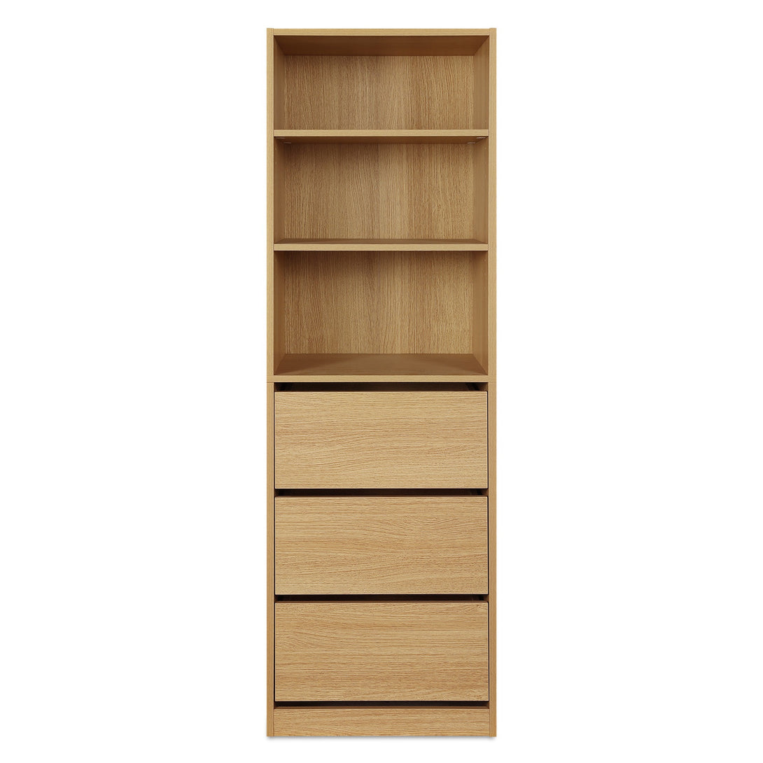 PAYETTE 3 Drawer & Shelf Wardrobe - OAK