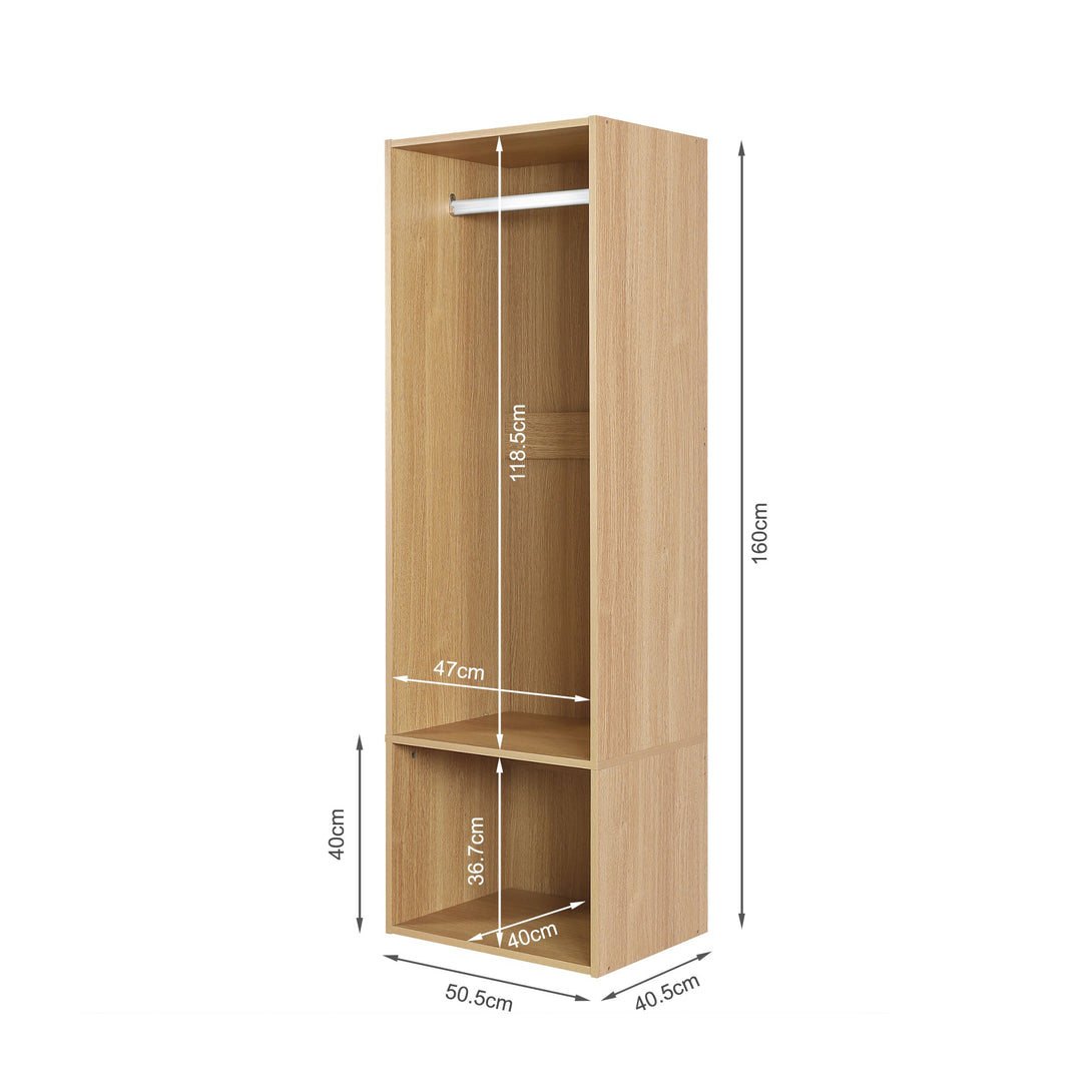 PAYETTE Open Wardrobe - OAK