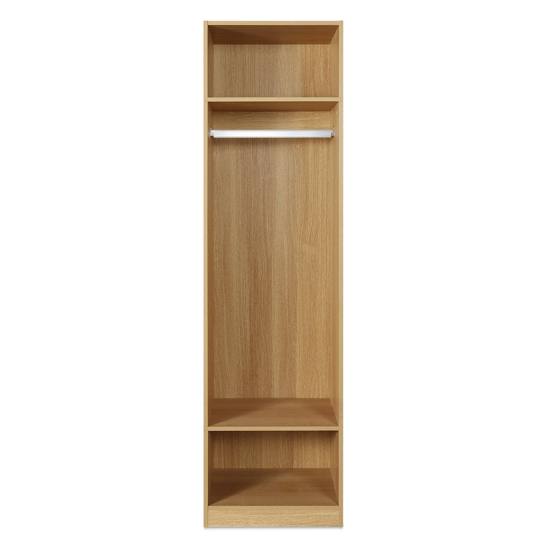 PAYETTE 3 Shelf & Hanging Wardrobe - OAK