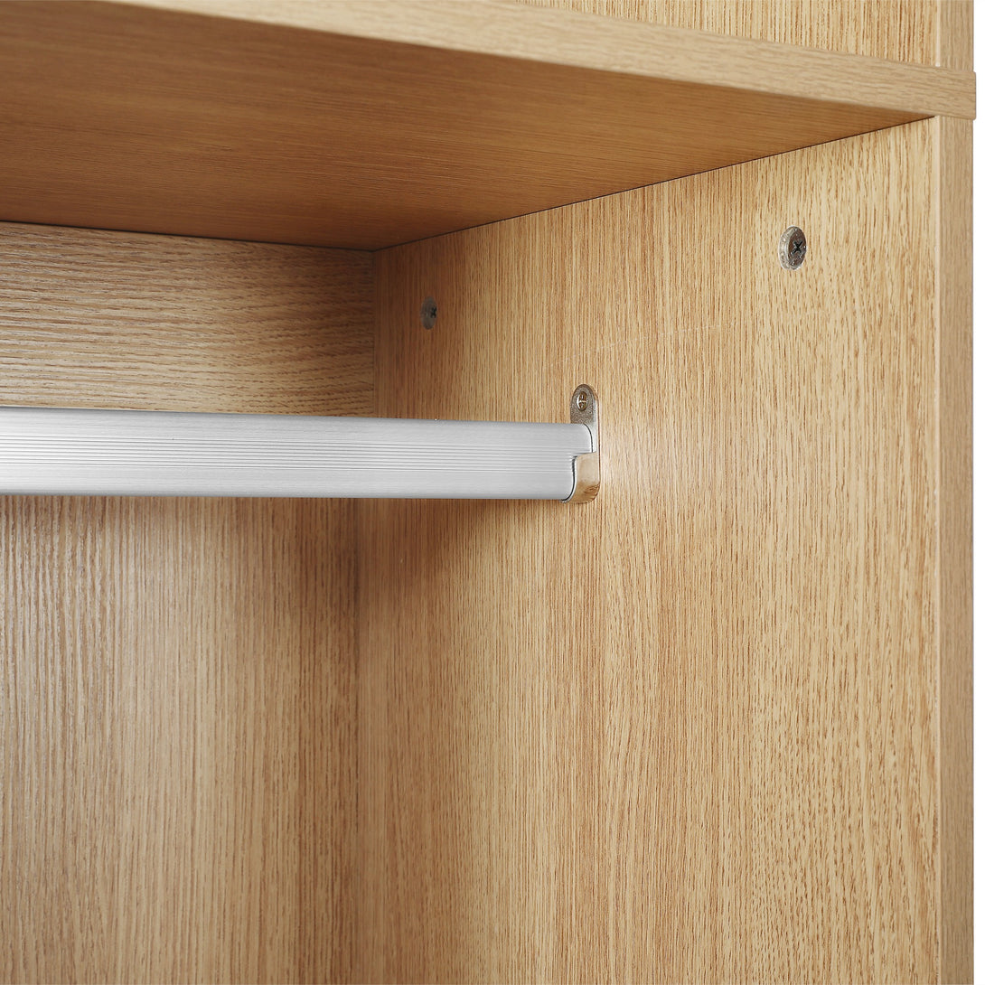 PAYETTE 3 Shelf & Hanging Wardrobe - OAK