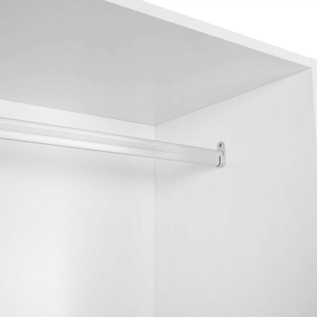 DELTA 4 Drawer Wide Wardrobe - WHITE