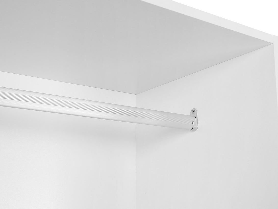 DELTA 4 Drawer Wide Wardrobe - WHITE