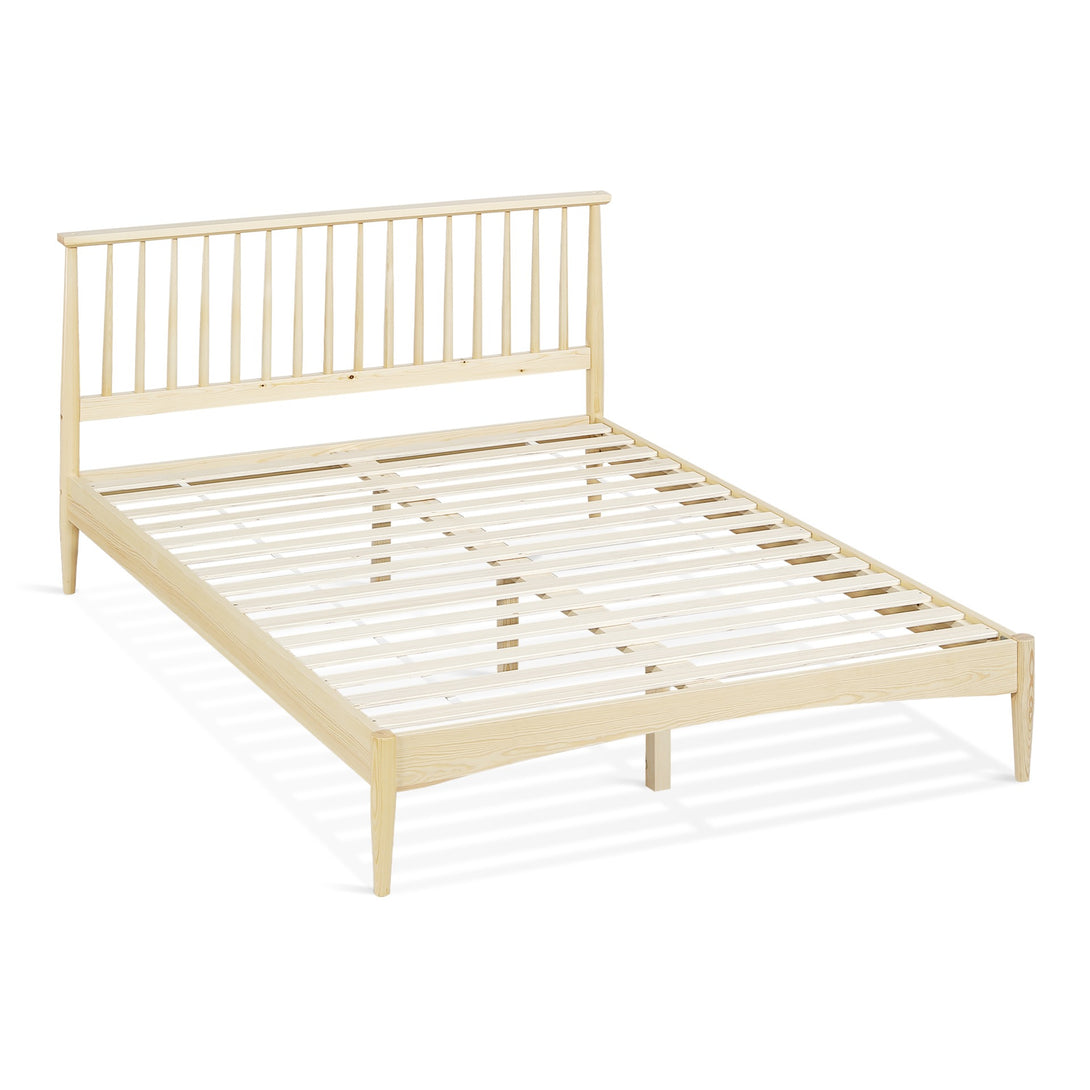 Tolmount Double Wooden Bed Frame - Light Oak