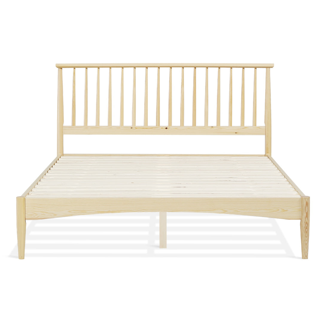 Tolmount Double Wooden Bed Frame - Light Oak