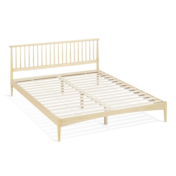 Tolmount King Wooden Bed Frame - Light Oak