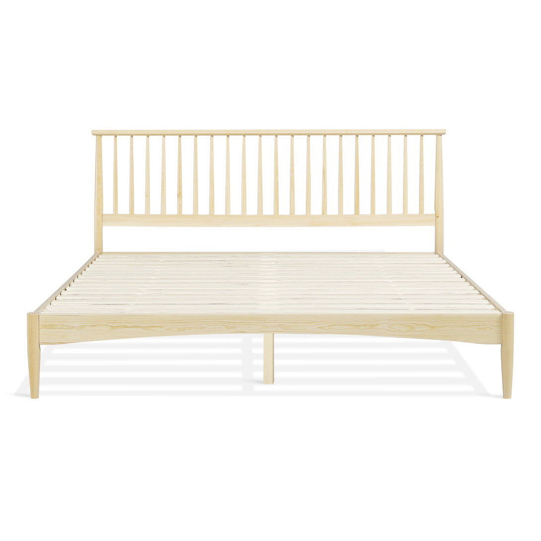 Tolmount King Wooden Bed Frame - Light Oak