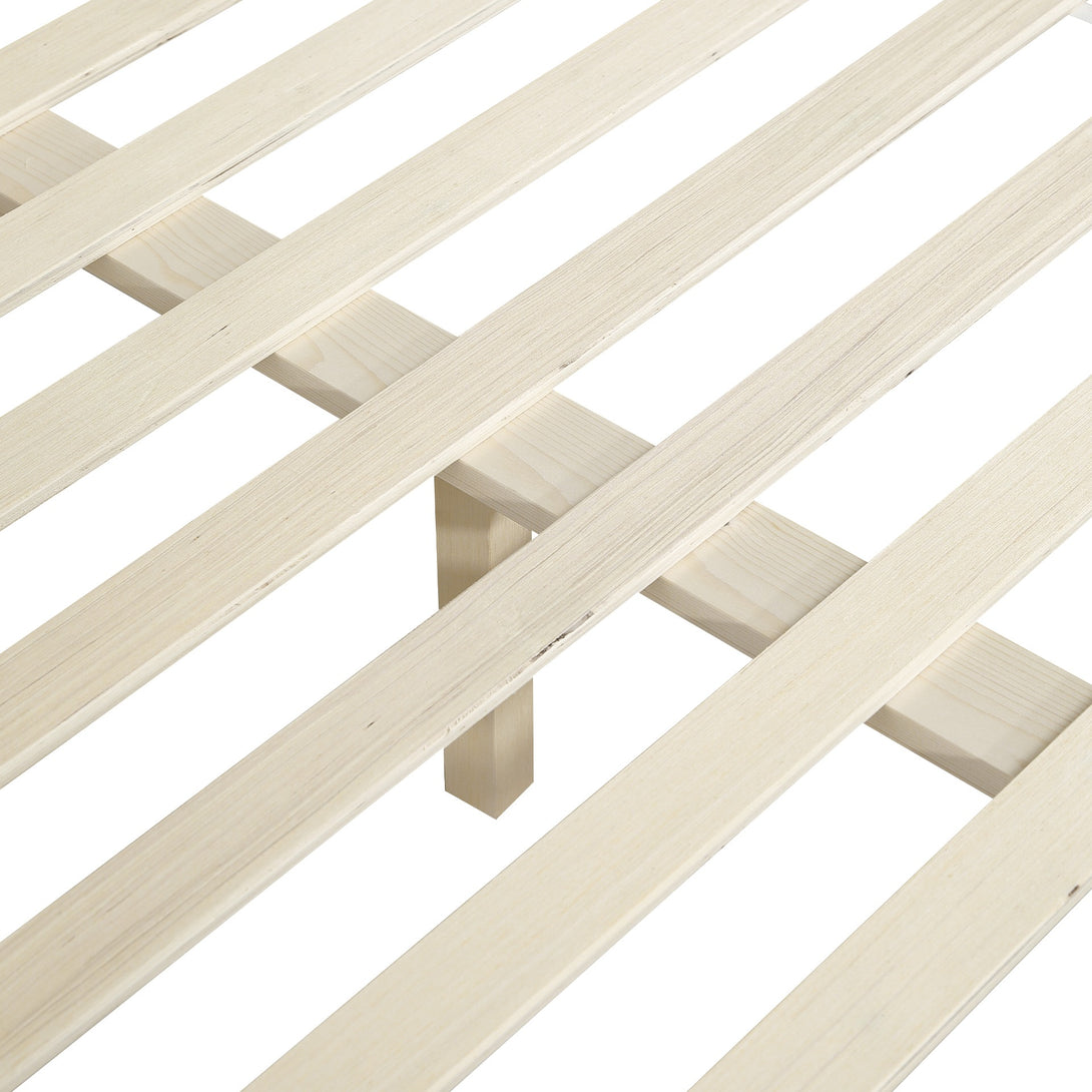Tolmount King Wooden Bed Frame - Light Oak