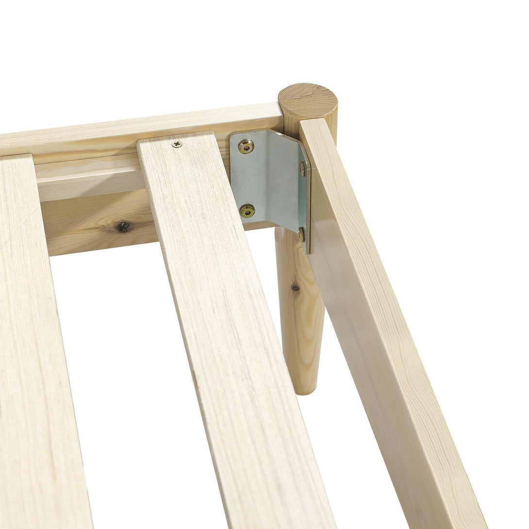 Tolmount King Wooden Bed Frame - Light Oak