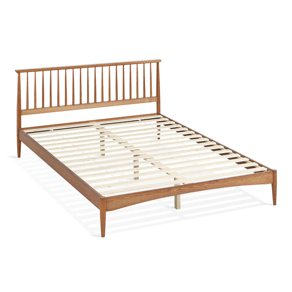 Tolmount Queen Wooden Bed Frame - Walnut
