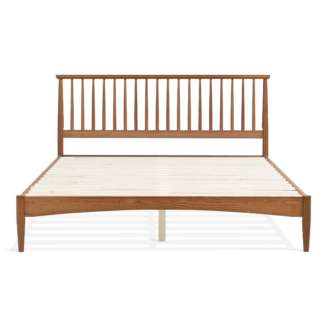 Tolmount Queen Wooden Bed Frame - Walnut