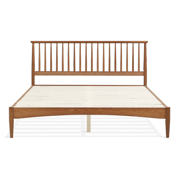 Tolmount Queen Wooden Bed Frame - Walnut