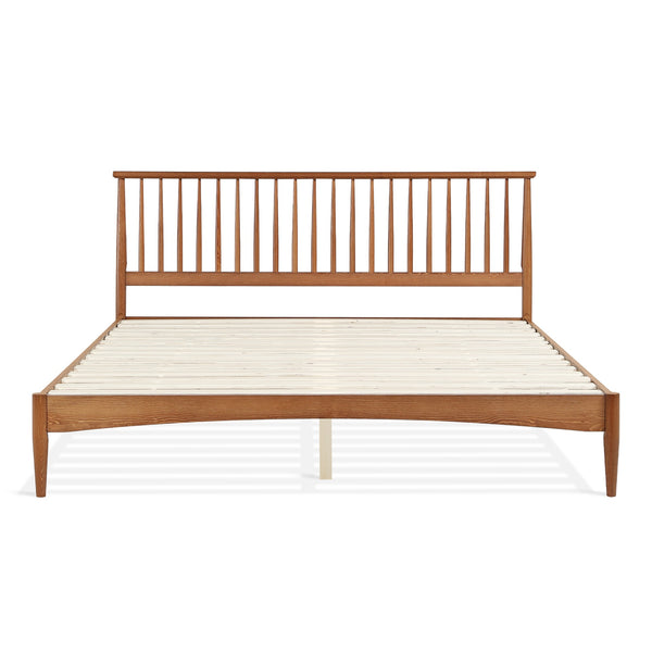 Tolmount King Wooden Bed Frame - Walnut
