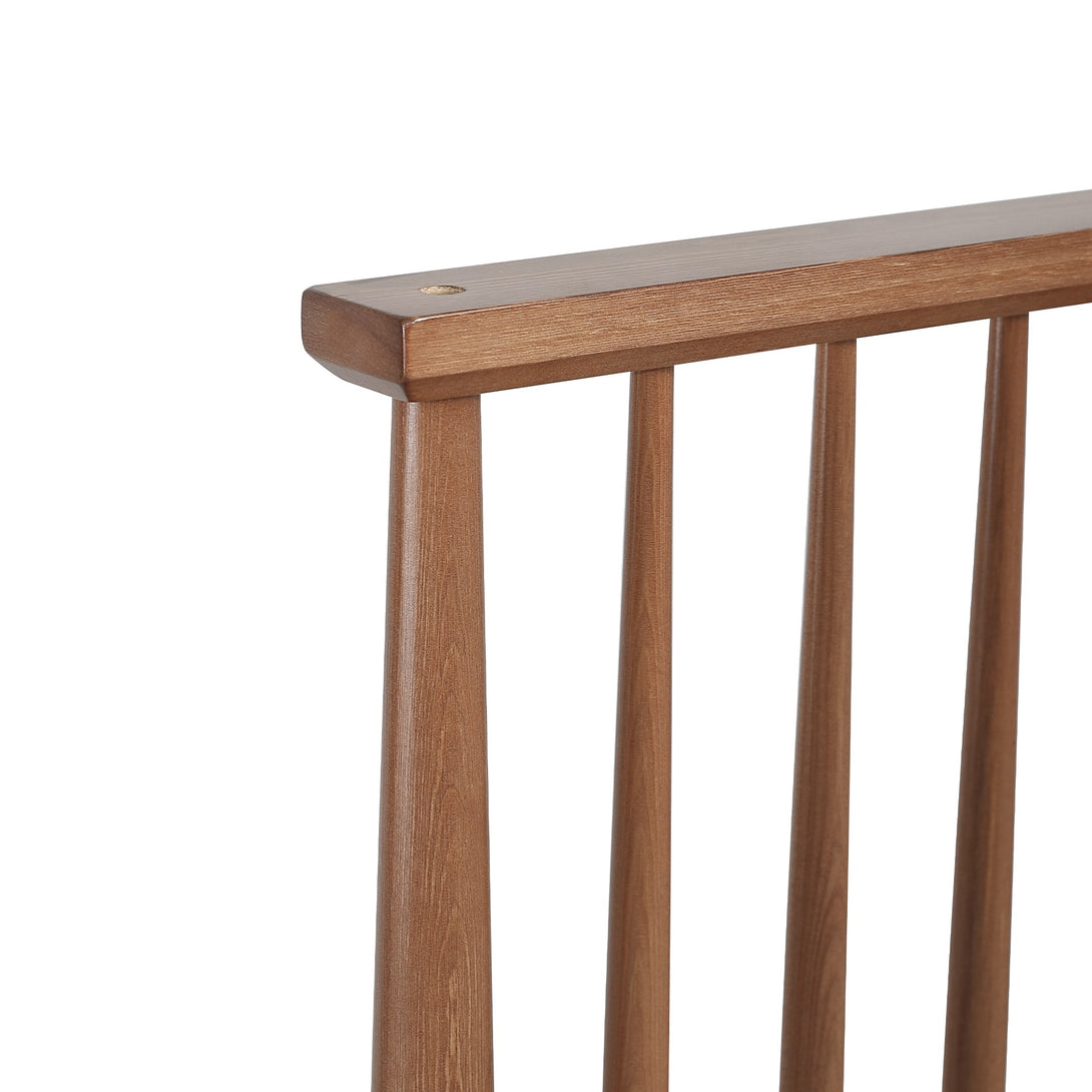 Tolmount King Wooden Bed Frame - Walnut