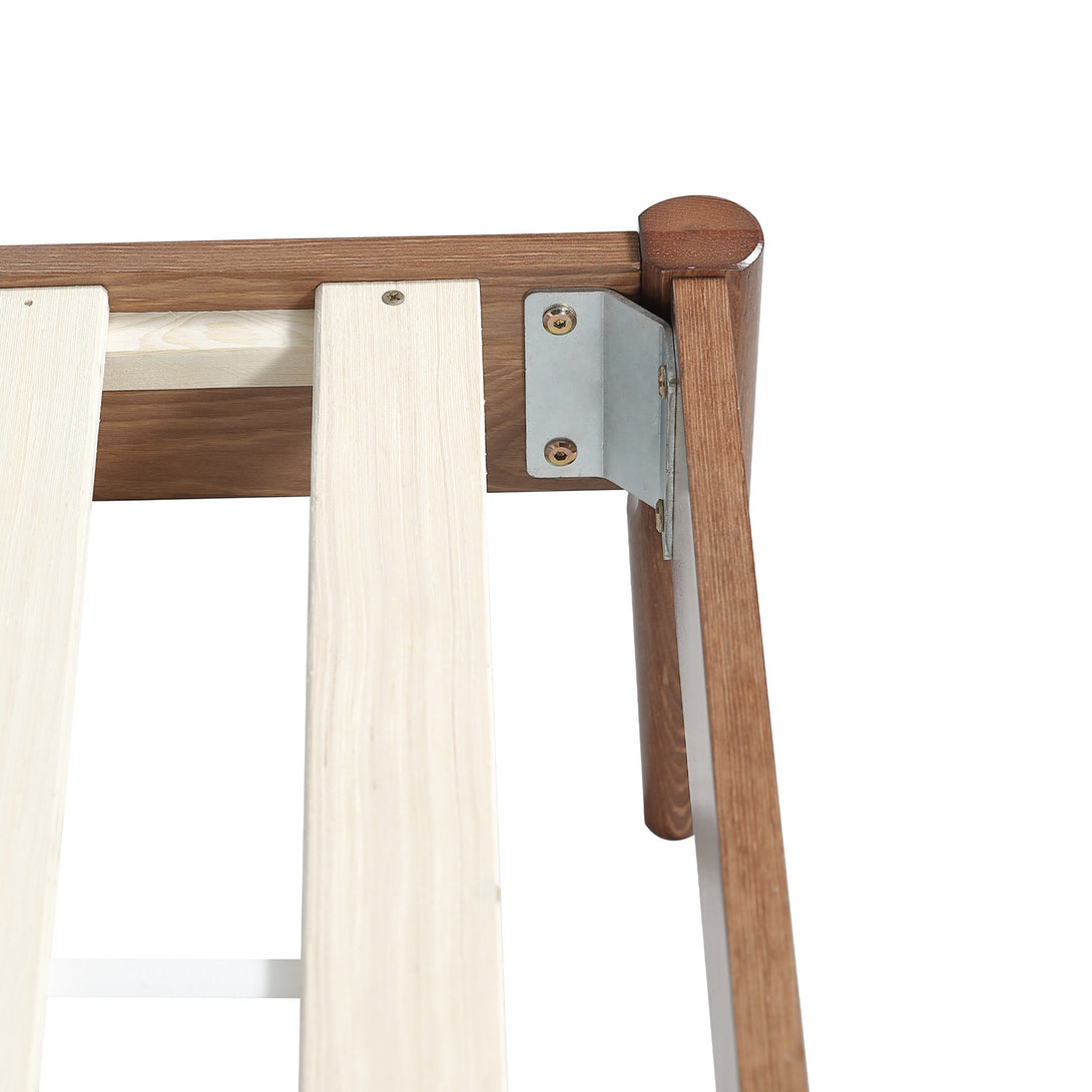 Tolmount King Wooden Bed Frame - Walnut