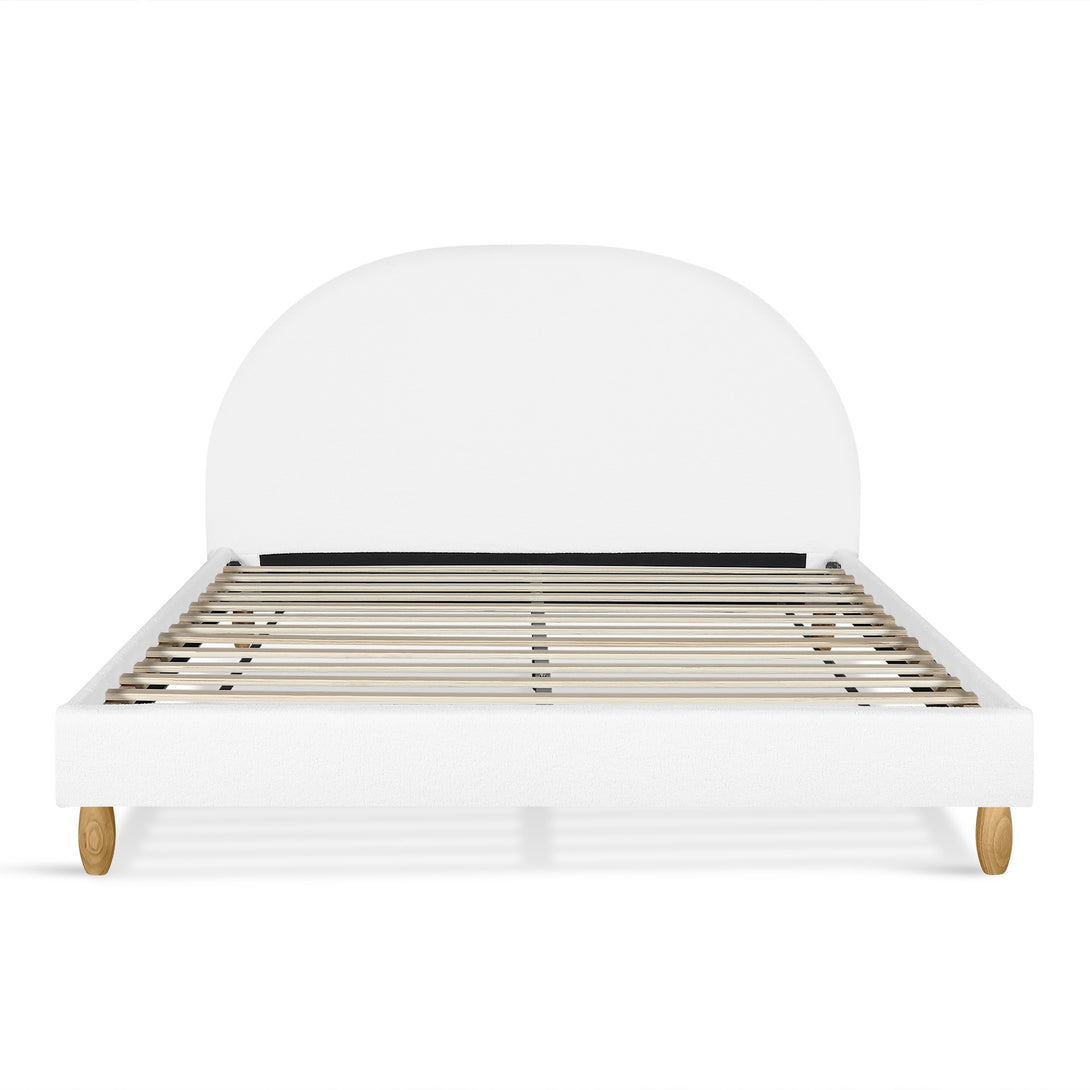 MORUISG Queen Bed Frame - White