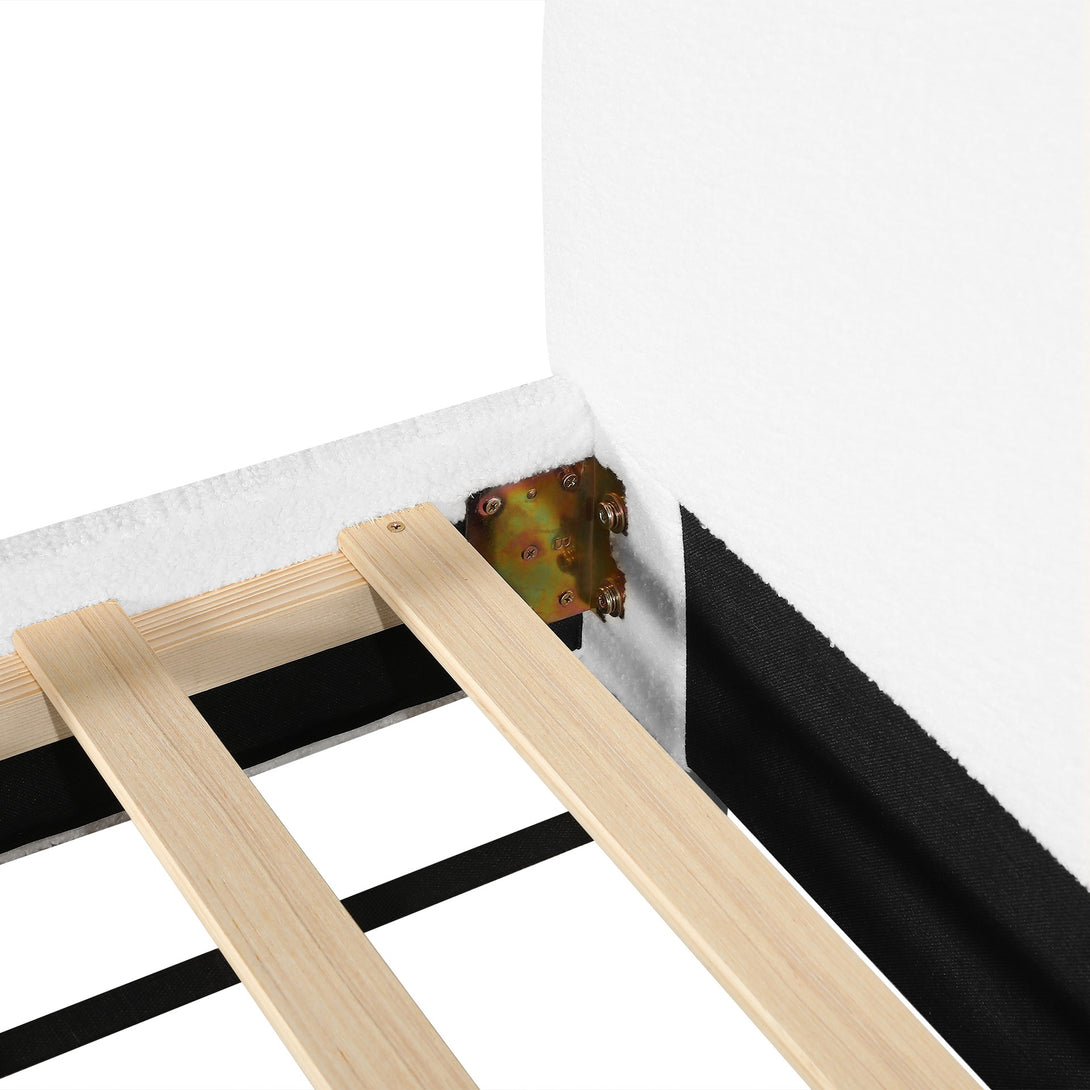 MORUISG King Bed Frame - White