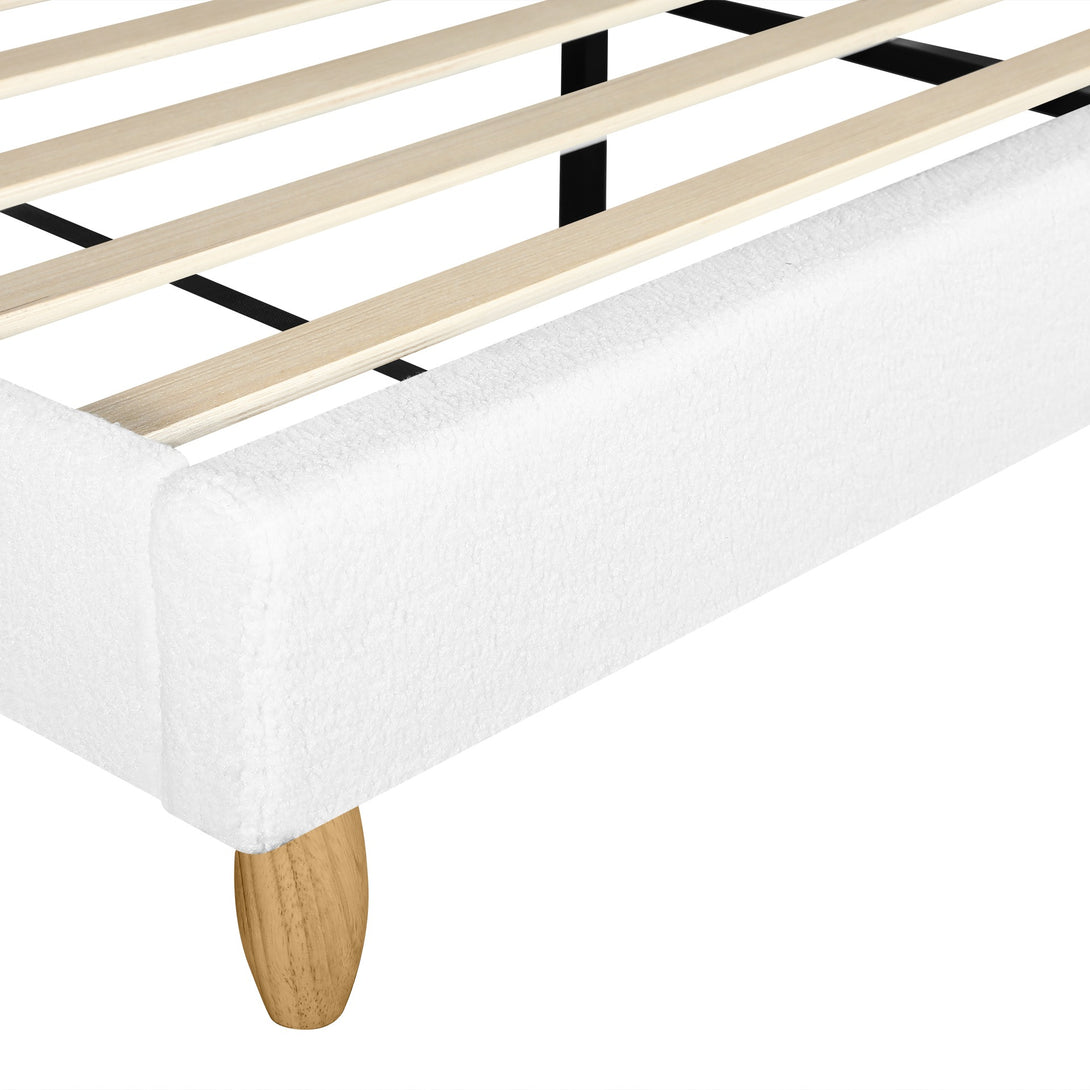 MORUISG King Bed Frame - White
