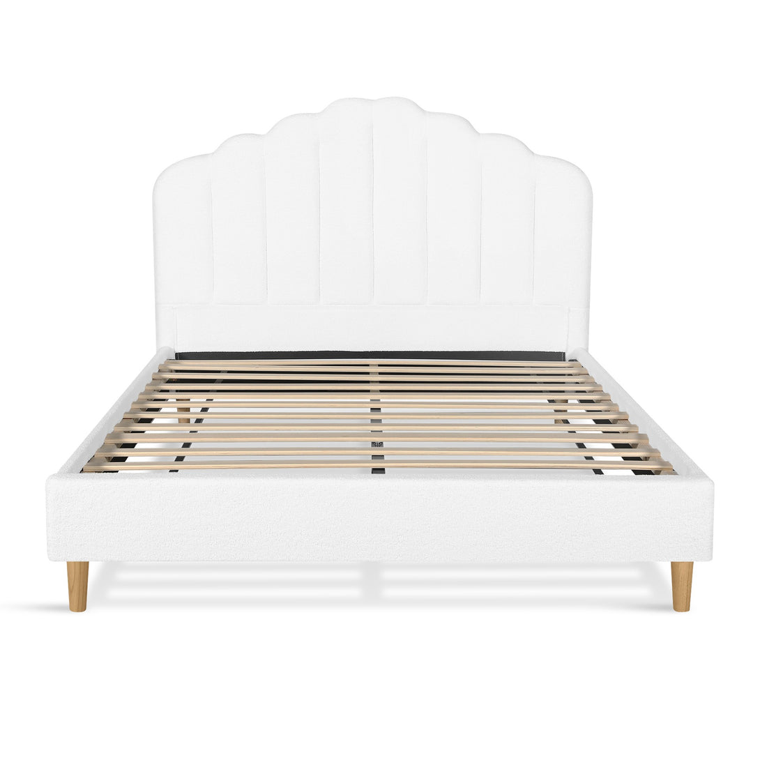 GAIRICH Double Bed Frame - White