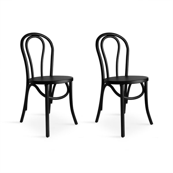 Joshua Thonet Replica Dining Chair – Set of 2 – Black