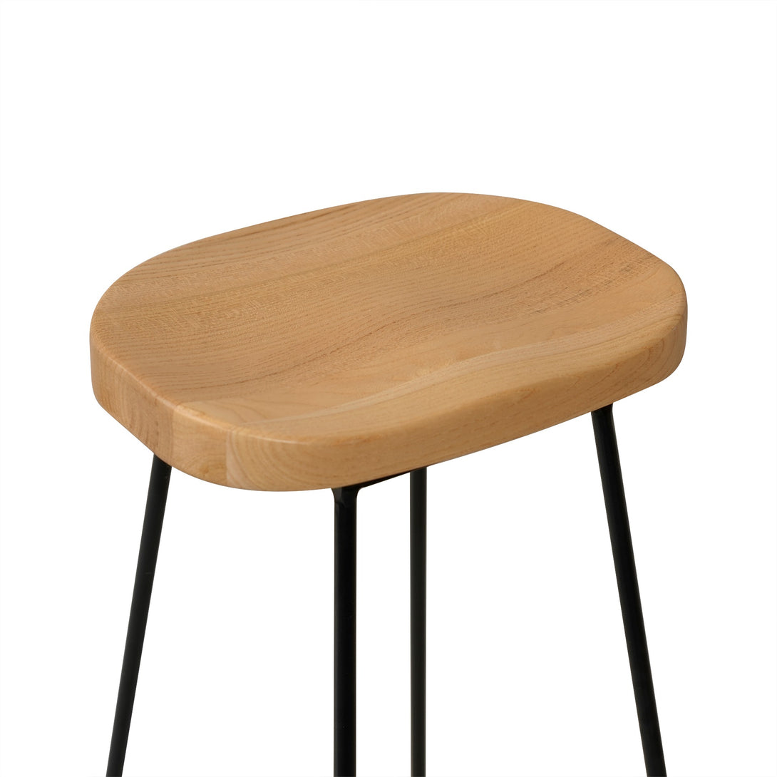 Nolan Beech Wood Bar Stool - Natural