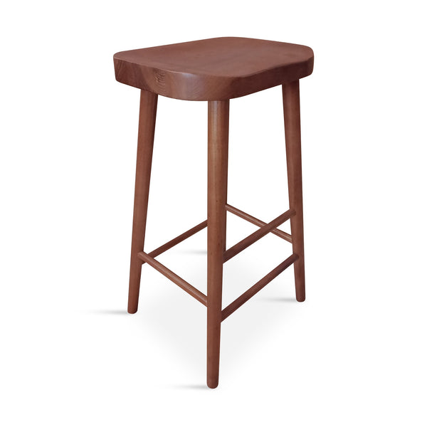 Jaxon Bar Stool - Deep Oak