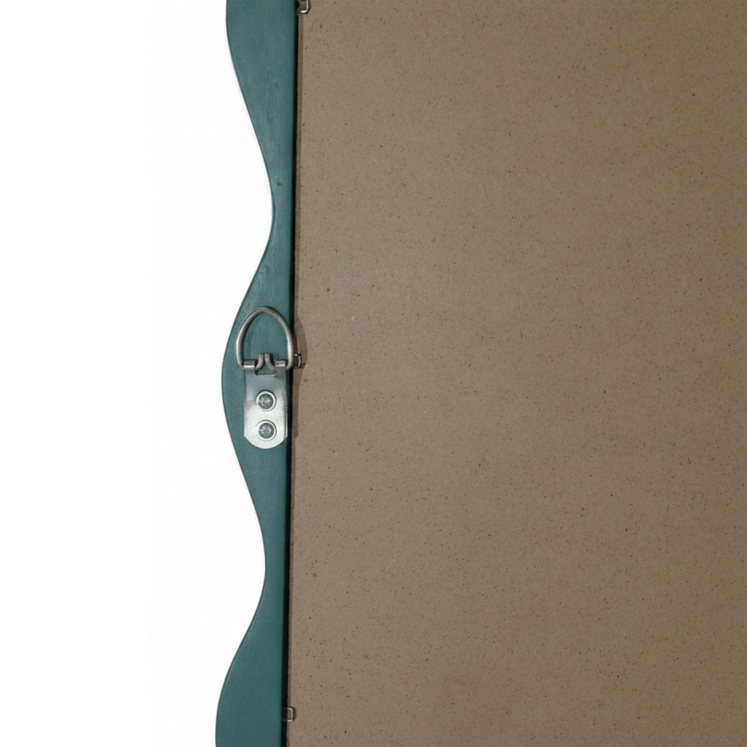 Ripple Wavy Wooden Full Length Mirror 160cm - Sage