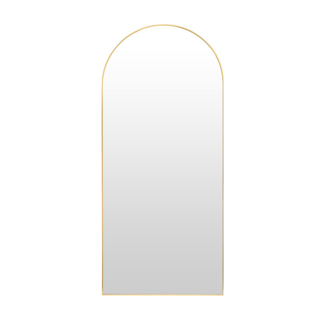 Archie Metal Arched Full Length Mirror - Gold
